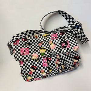 Harajuku Lovers Checkered Print Crossbody Bag